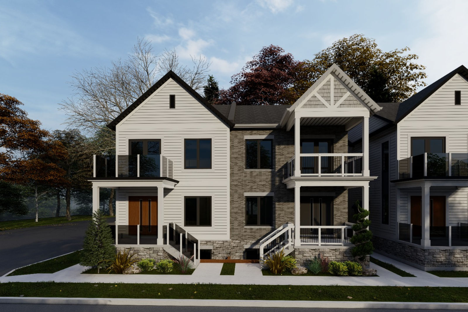 Semi-Detached Homes – Port Colborne | 2,000sf Units with ADUs