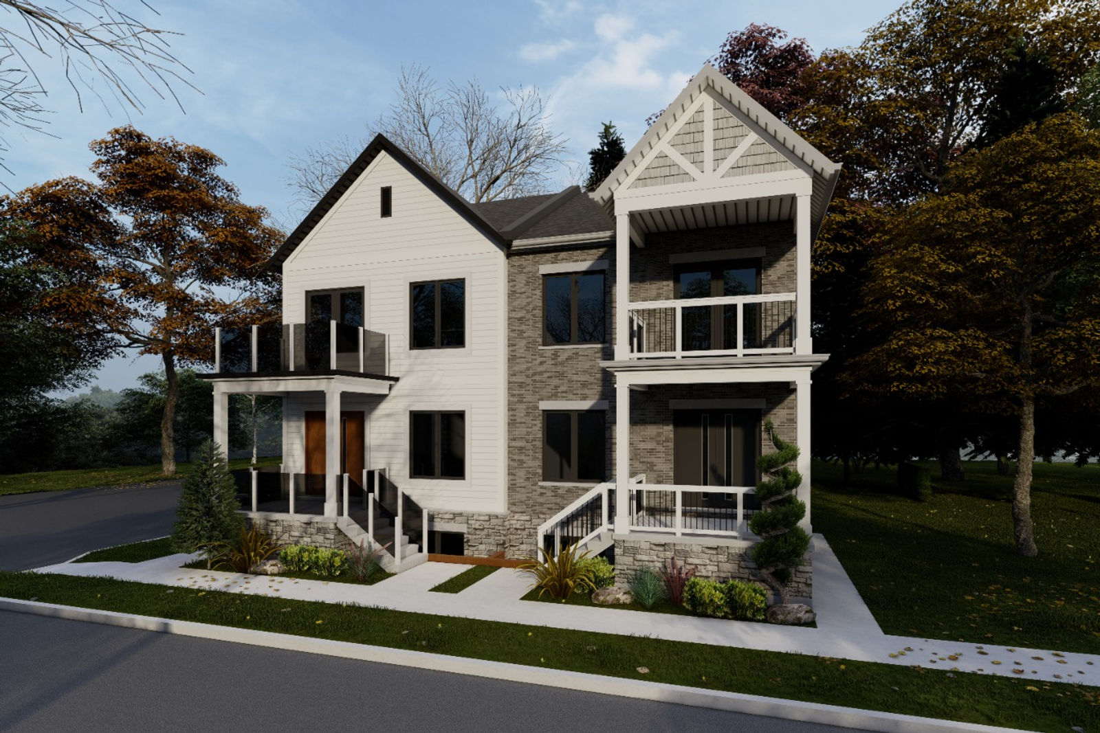 Semi-Detached Homes – Port Colborne | 2,000sf Units with ADUs